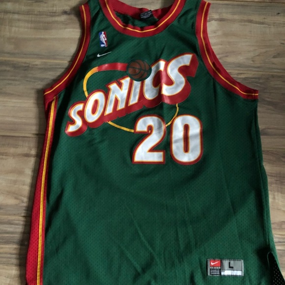 old sonics jersey